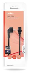 Nedis Schuko - IEC C13 Cable 2m Μαύρο (CEGB10000BK20)