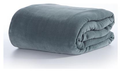 Nef-Nef Cosy Κουβέρτα Fleece Υπέρδιπλη 220x240εκ. Dusty Blue