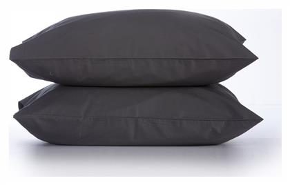 Nef-Nef Homeware Basic Σετ Μαξιλαροθήκες με Φάσα 52x72εκ. 727 Dark Grey