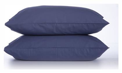 Nef-Nef Homeware Basic Σετ Μαξιλαροθήκες με Φάσα 52x72εκ. Indigo