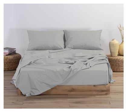 Nef-Nef Homeware Διπλό 140x200+30εκ. με Λάστιχο Basic 1212-silver Grey από το Aithrio