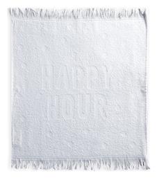 Nef-Nef Homeware Happy Hour Ποτηρόπανο από 100% Βαμβάκι Off White 50x50cm