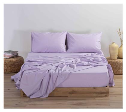 Nef-Nef Homeware King Size 180x200+35εκ. με Λάστιχο Basic 1159 Lavender