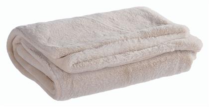 Nef-Nef Homeware Κουβέρτα Αγκαλιάς & Λίκνου Rabbit Hug Μπεζ 80x110εκ.