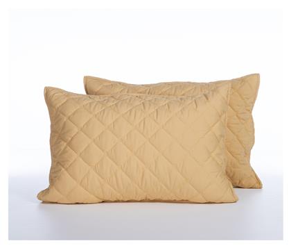 Nef-Nef Homeware Olga Σετ Μαξιλαροθήκες με Φάσα Honey 52x72εκ.