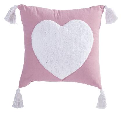 Nef-Nef Homeware Παιδικό Διακοσμητικό Μαξιλάρι Hugging Heart Ροζ Μ35xΥ35εκ.