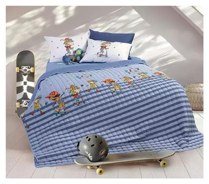 Nef-Nef Homeware Παιδικό Κουβερλί Ημίδιπλο In The City Μπλε 180x240εκ.