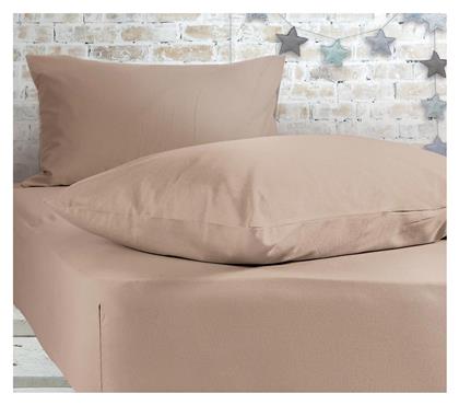 Nef-Nef Homeware Σεντόνι Διπλό με Λάστιχο 140x200+30εκ. Jersey Linen