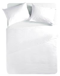 Nef-Nef Homeware Σεντόνι King Size με Λάστιχο 180x200x35εκ. Basic White