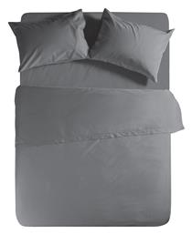 Nef-Nef Homeware Σεντόνι Μονό με Λάστιχο 100x200x30εκ. Basic 727 Dark Grey