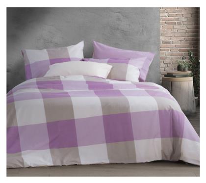 Nef-Nef Homeware Σετ Υπέρδιπλο 4τμχ 240x270εκ. Casual Mauve