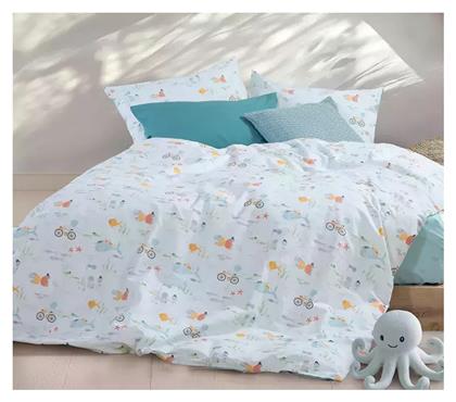 Nef-Nef Homeware Σετ Σεντόνια Μονά Βαμβακερά Πράσινο 170x260cm 3τμχ