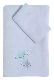 Nef-Nef Homeware Σετ Βρεφικές Πετσέτες 2τμχ L.blue Βάρους 420gr/m²