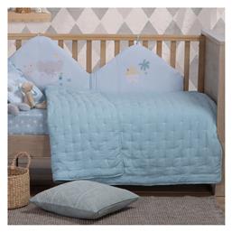 Nef-Nef Homeware Shy Βρεφικό Κουβερλί Microfiber Aqua 80x110cm