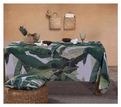 Nef-Nef Homeware Τραπεζομάντηλο Βαμβακερό Tropicana Green 140x240εκ.