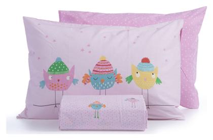 Nef-Nef Homeware Tweet So Sweet Lovely Σετ Παιδική Παπλωματοθήκη Μονή με Μαξιλαροθήκη Βαμβακερή So Sweet 160x240εκ.