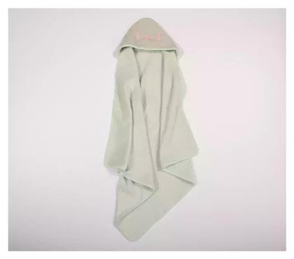 Nef-Nef Homeware Βρεφική Κάπα-Μπουρνούζι με Κουκούλα Bamb Country Bunny Mint