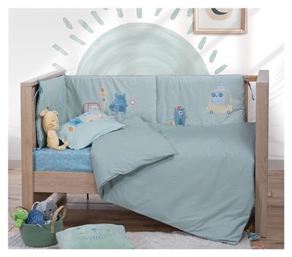 Nef-Nef Homeware Βρεφική Παπλωματοθήκη Basic Πράσινη 110x150εκ.