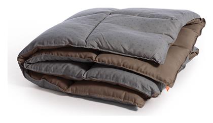 Nef-Nef Πάπλωμα Υπέρδιπλο με Γέμιση Microfiber 240x220εκ. Bicolor 24 Grey/MOCCA