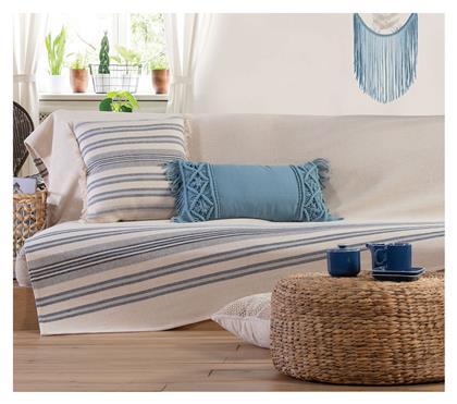 Nef-Nef Ριχτάρι Διθέσιου Καναπέ Miles Blue 180x250εκ. White / Blue από το Spitishop