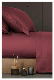 Nef-Nef Σεντόνι King Size 280x270εκ. Elements Bordo από το Spitishop