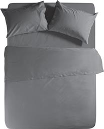 Nef-Nef Σεντόνι Μονό με Λάστιχο 100x200x30εκ. Basic 727 Dark Grey