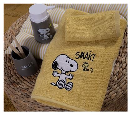 Nef-Nef Snoopy Smak Σετ Βρεφικές Πετσέτες 2τμχ Yellow Βάρους 420gr/m² από το Notos