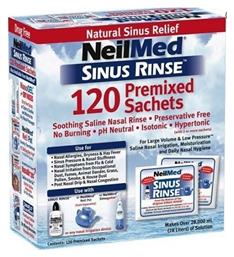 NeilMed Sinus Rinse Ανταλλακτικά Φακελάκια Ρινικού Αποφρακτήρα 120τμχ από το Pharm24