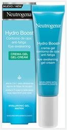 Neutrogena Hydro Boost 24ωρο Gel-Κρέμα Ματιών με Υαλουρονικό Οξύ για Ενυδάτωση 15ml