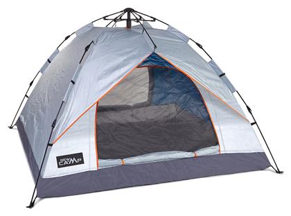 New Camp Auto Αυτόματη Σκηνή Camping Igloo Γκρι για 3 Άτομα 200x200x130εκ.