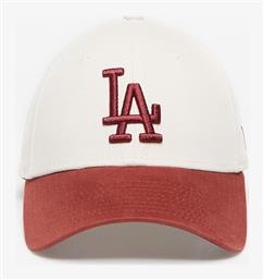 New Era LA Dodgers Jockey Light Cream/ Cardinal