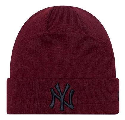 New Era League Essential Beanie Unisex Σκούφος Πλεκτός σε Κόκκινο χρώμα