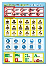 Next Εκπαιδευτική Παιδική Αφίσα Σήματα Ασφαλείας 50x70εκ. 3 τμχ