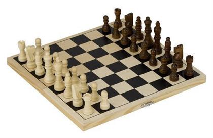 Next Σκάκι από Ξύλο με Πιόνια 26x26cm