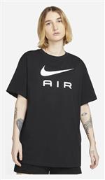 Nike Air Γυναικείο Αθλητικό T-shirt Μαύρο