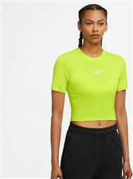 Nike Air Κοντομάνικο Αθλητικό Crop Top Atomic Green