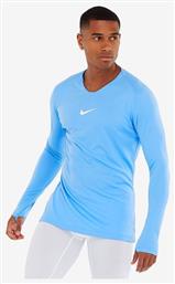 Nike Ανδρική Μπλούζα Dri-Fit Μακρυμάνικη Γαλάζια