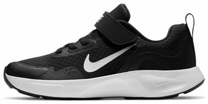 Nike Αθλητικά Παιδικά Παπούτσια Running Wearallday PS Black / White