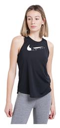 Nike Dri-Fit Race Αμάνικη Γυναικεία Αθλητική Μπλούζα Μαύρη