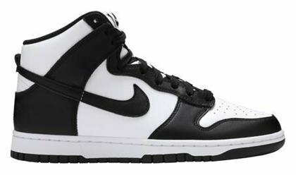 Nike Dunk High Ανδρικά Sneakers White / Black / Total Orange