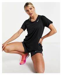 Nike Fit Race Γυναικείο Αθλητικό T-shirt Dri-Fit Μαύρο