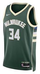 Nike Giannis Antetokounmpo Milwaukee Bucks Icon Edition 2022/23 Ανδρική Φανέλα Εμφάνισης Μπάσκετ