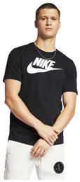 Nike Icon Futura T-shirt Μαύρο από το Spartoo