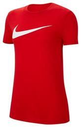 Nike Park 20 Γυναικείο Αθλητικό T-shirt Dri-Fit Κόκκινο