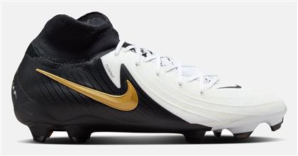 Nike Phantom Luna 2 Pro FG Ψηλά Ποδοσφαιρικά Παπούτσια με Τάπες Λευκά