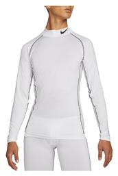 Nike Pro Dri-Fit Ισοθερμική Μπλούζα Λευκή