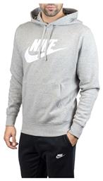 Nike Sportswear Club Ανδρικό Φούτερ με Κουκούλα και Τσέπες Heather Grey