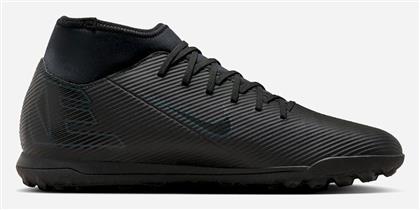 Nike Superfly 10 Club TF Ψηλά Ποδοσφαιρικά Παπούτσια με Σχάρα Μαύρα