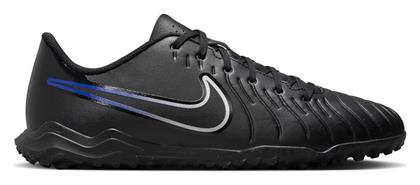 Nike Tiempo Legend 10 Club TF Χαμηλά Ποδοσφαιρικά Παπούτσια με Σχάρα Μαύρα