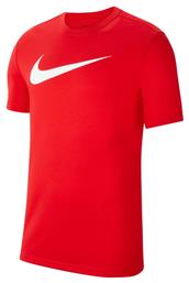 Nike Training Park 20 Αθλητικό Ανδρικό T-shirt Dri-Fit Κόκκινο με Λογότυπο